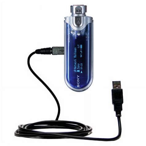Classic Straight USB Cable Suitable For The Sony Walkman NW E407 With Power Hot Sync And Charge