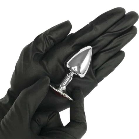 Plug Anal Pedra De Cora O Rosa Prata Feito Em Metal Filhos De Afrodite