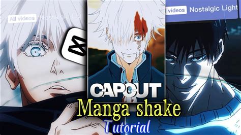 Capcut Manga Shake Tutorial YouTube