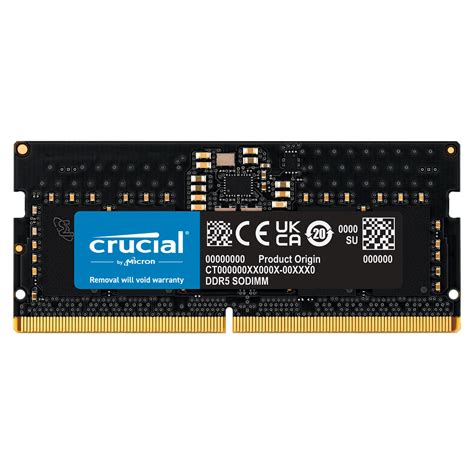 Crucial SO DIMM DDR5 8 GB 4800 MHz CL40 1Rx16 PC RAM LDLC 3 Year