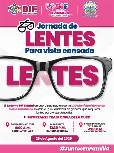 👓 Este 26 de agosto... - DIF Santa María Tonameca 2025-2027 | Facebook