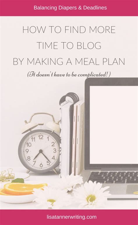 How to Minimize Your Decisions with an Annual Meal Plan - Lisa Tanner ...