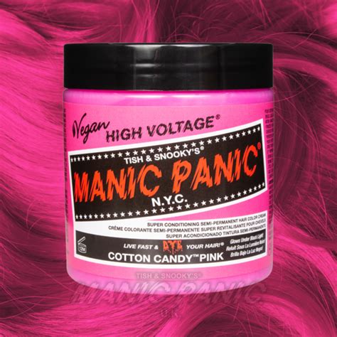 Cotton Candy Pink High Voltage Classic Hair Dye 237ml Manic Panic Uk