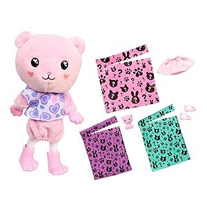 Amazon Barbie Chelsea Cutie Reveal Small Doll Accessories Brunette With Teddy Bear