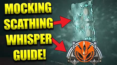 How To Find And Kill The Mocking And Scathing Whisper In Warframe For