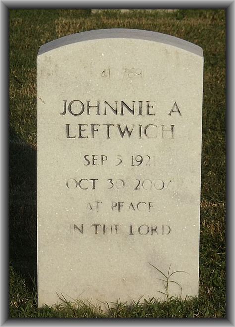 Johnnie Amanda Funderburk Leftwich Find A Grave Memorial