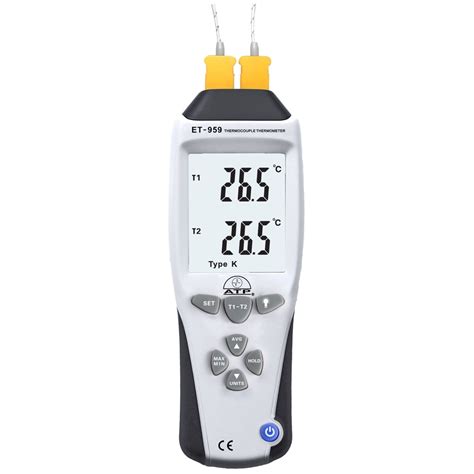 Hi Accuracy Dual Input K J Type Thermometer Parrs Co Uk