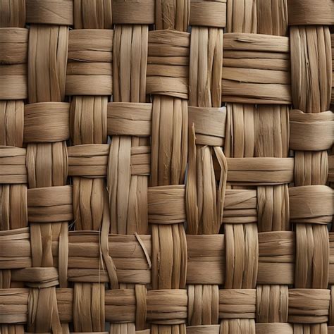 Premium Ai Image Woven Basket Texture