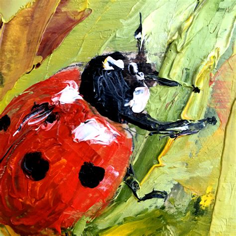 Ladybird Painting Original Art by SerjBond • prodhud.art