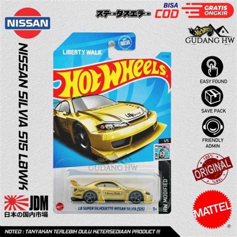 Promo Hot Wheels Lb Super Silhouette Nissan Silvia S Gold Diskon Di Seller Enzo Store