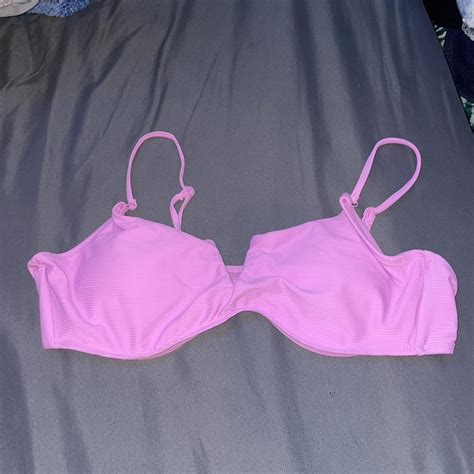 No Boundaries Women S Pink Bikini And Tankini Tops Depop