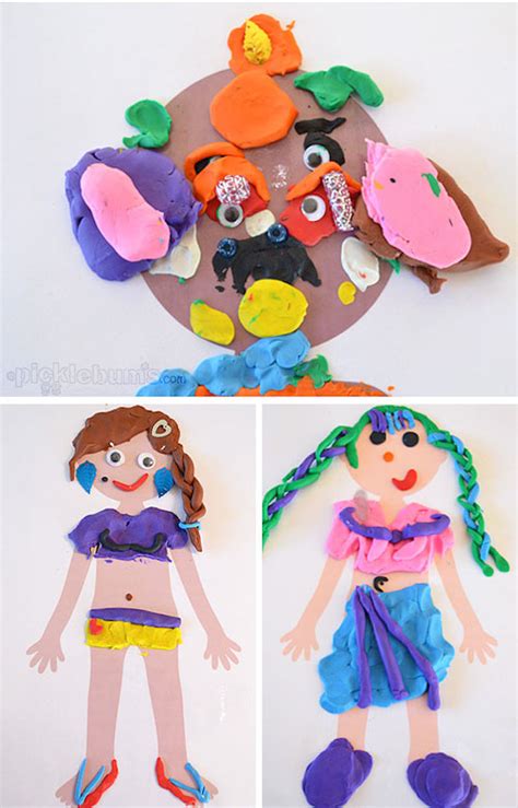 Manualidades Infantiles Para Jugar Con Plastilina Pequeocio