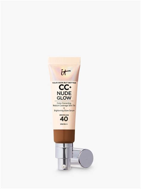IT Cosmetics Your Skin But Better CC Nude Glow With SPF 40 Neutral Rich At John Lewis Partners