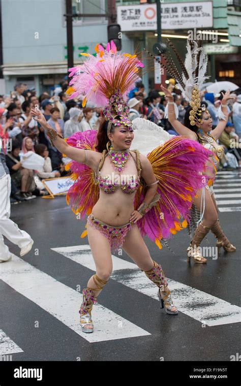 The 34th Asakusa Samba Carnival On August 29 2015 Tokyo Japan About