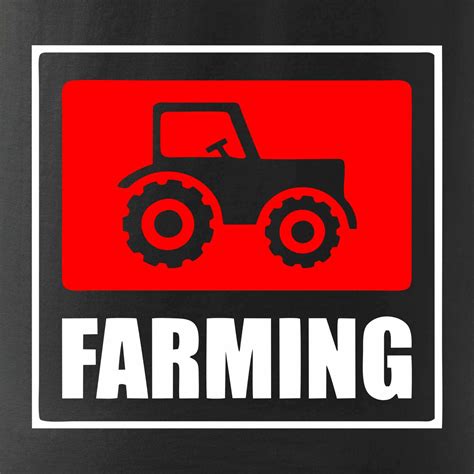 Farming traktor logo Zástěra Vintage MyShirt cz