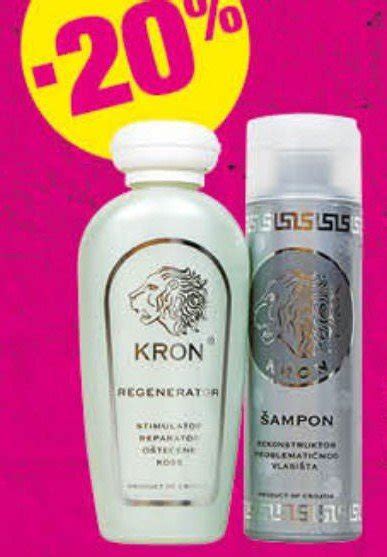 Šampon regenerator za kosu KRON LAB 200 ml Bipa Akcija Njuškalo