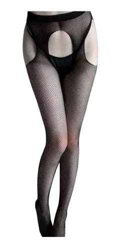 Meia Calça Cinta Liga Arrastão Sexys Lingerie Sensual MercadoLivre