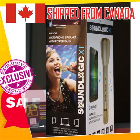 Soundlogic Xt Bluetooth Karaoke Microphone Speaker With Powerbank