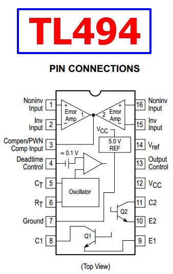 TL494 - PWM Control Circuit - Motorola - DatasheetGO