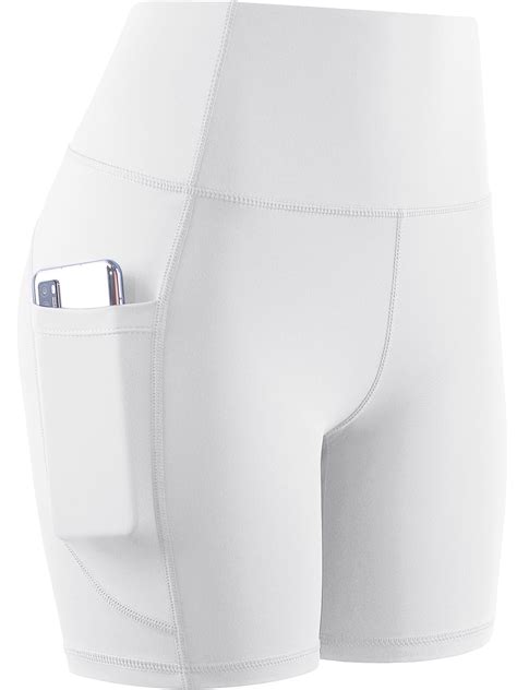 Cadmus High Waist Yoga Shorts For Women Workout Running Shorts Naked Feeling Biker Shorts Tummy