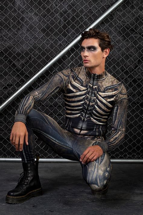 Alien Costume Zombie Costumes For Men Mens Festival Costume Etsy