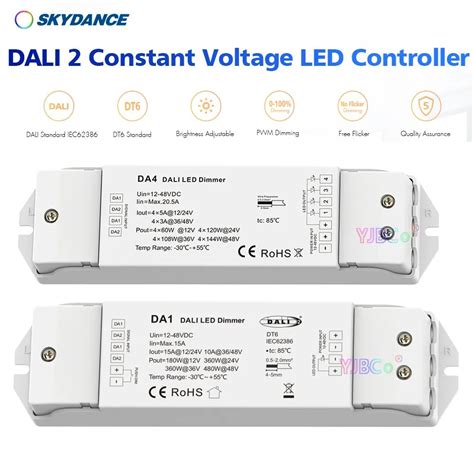 Dali LED Dimmer 12V 24V DT6 Constant Voltage Dimmming Driver Single