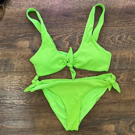 TiniBikini Swim Neon Green 2 Piece Bikini Poshmark