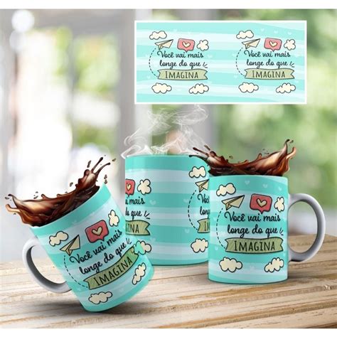 Frases Motivacionais Para Canecas Personalizadas - Canecas personalizadas de porcelana Frases motivacionais | Shopee Brasil