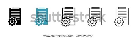 Compile Illustration Set Business Compiler Paper Stock Vector Royalty
