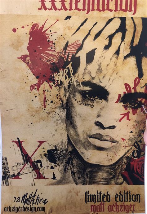 Denver artist did a tribute to XXXTentacion! I am in love 😍😍😍😍🙏🏼
