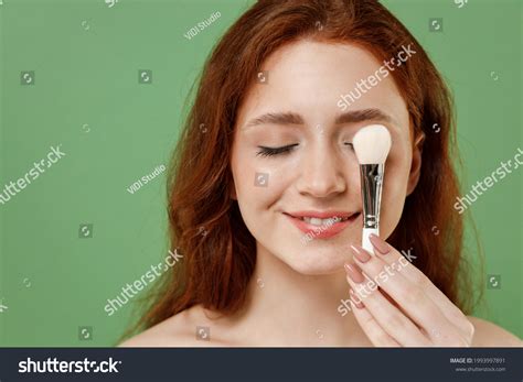 Beautiful Half Naked Topless Redhead Hair Stock Photo Shutterstock