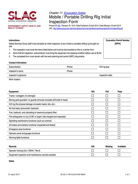 Rigging Inspection S For 2010 2025 Form Fill Out And Sign Printable