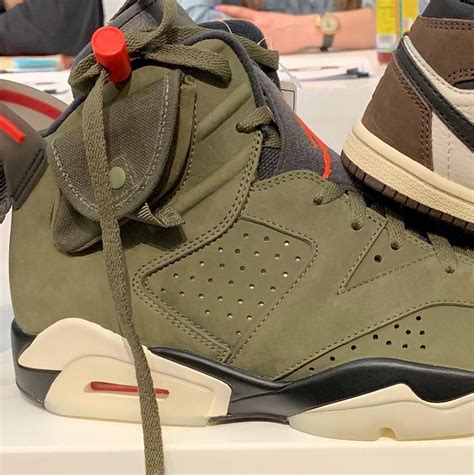 Travis Scott Air Jordan 6 Medium Olive Cactus Jack Cn1084 200 Release