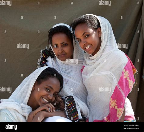 Africa. Ethiopia. Gonder. Amharic women Stock Photo - Alamy