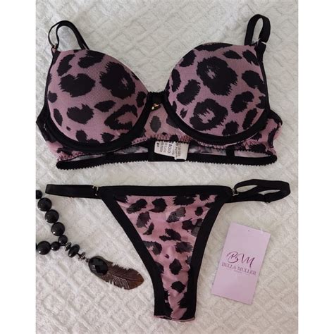 Conjunto Lingerie Gaby Calcinha E Suti Bojo Shopee Brasil