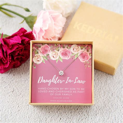 Daughter in Law Necklace 925 Sterling Silver Daughter in Law - Etsy