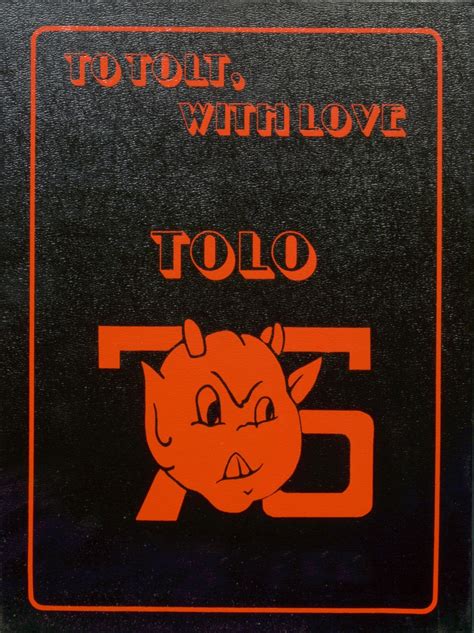 1976 Yearbook From Tolt High School From Carnation Washington For Sale