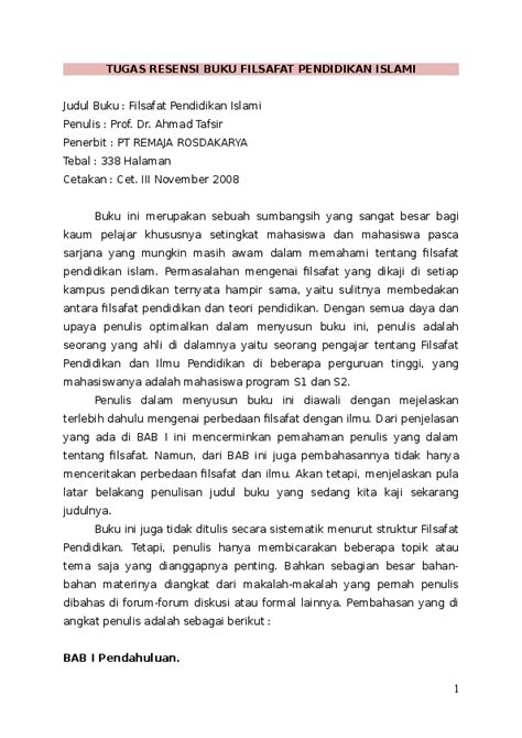 Contoh Review Buku Pendidikan 51 Koleksi Gambar