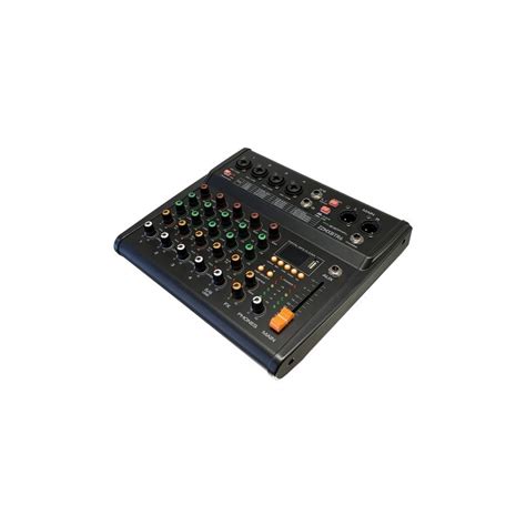 Zzipp Zzmxbtr6 6 Channel Mixer With Dsp Effects And Bluetooth