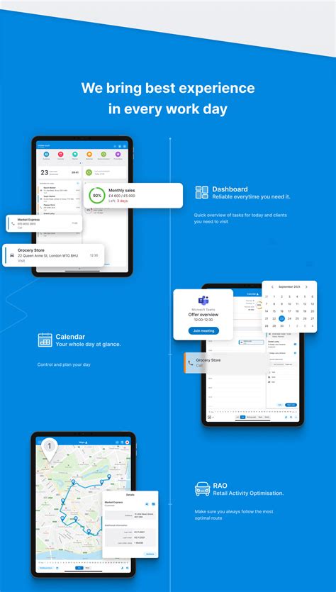 Mobile Touch, leading app for Sales Reps. on Behance