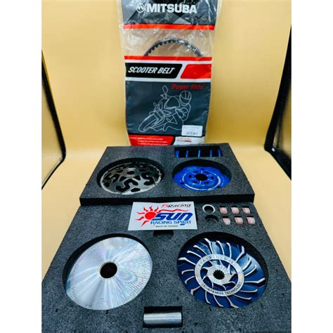 Sun Racing Cvt Set Kit For Mio I Gravis Gear Fazzio Msi Full