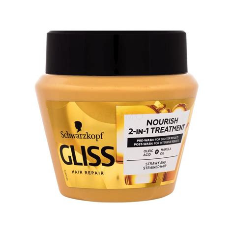 Schwarzkopf Gliss Oil Nutritive 2 in 1 Nourish Treatment Hajpakolás