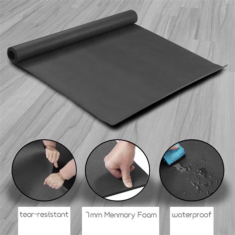 Ainfox 8'x5' Extra Large Exercise Yoga Mat Home Gym Floor Workout Mats ...