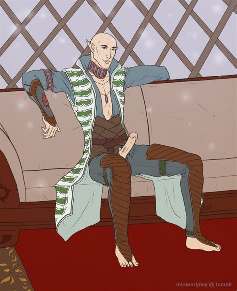 Solas In Elven Robes By MinionR Hentai Foundry