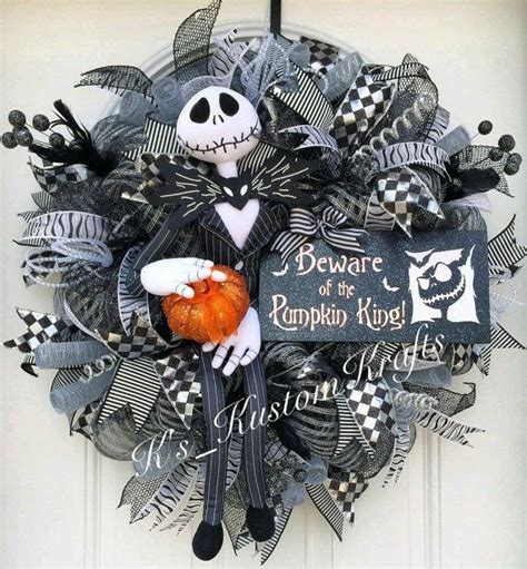 Nightmare Before Christmas Halloween Wreath