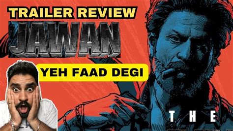 Jawan Official Hindi Trailer Shah Rukh Khan Atlee Nayanthara