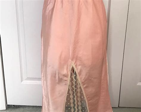 Peach Half Slip Half Slip S Half Slip S Lingerie Etsy