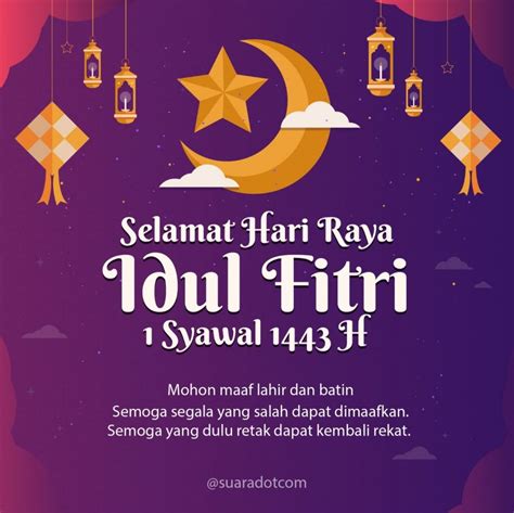 Desain Kartu Ucapan Idul Fitri 58 Koleksi Gambar