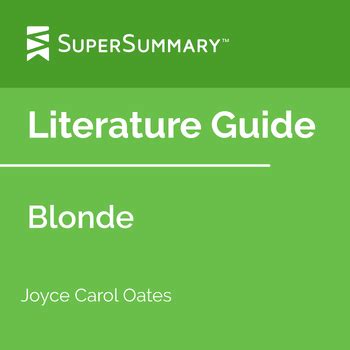 Blonde Literature Guide By SuperSummary TPT