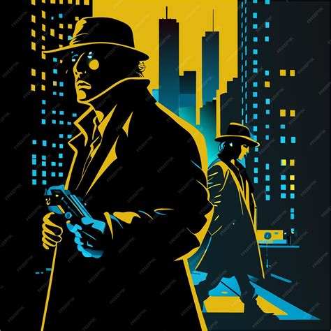 Premium Vector | Cyber sleuths solving crimes amid holographic chaos